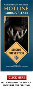 Suicide Prevention Brochure